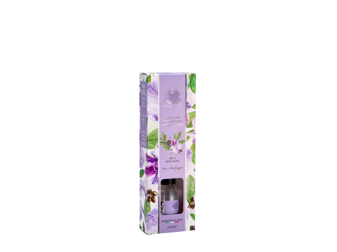 DIFFUSORE C/BACC.125ML IRIS/PEPE N.104561 DIFFUSORE C/BACC.125ML IRIS/PEPE N.104561
