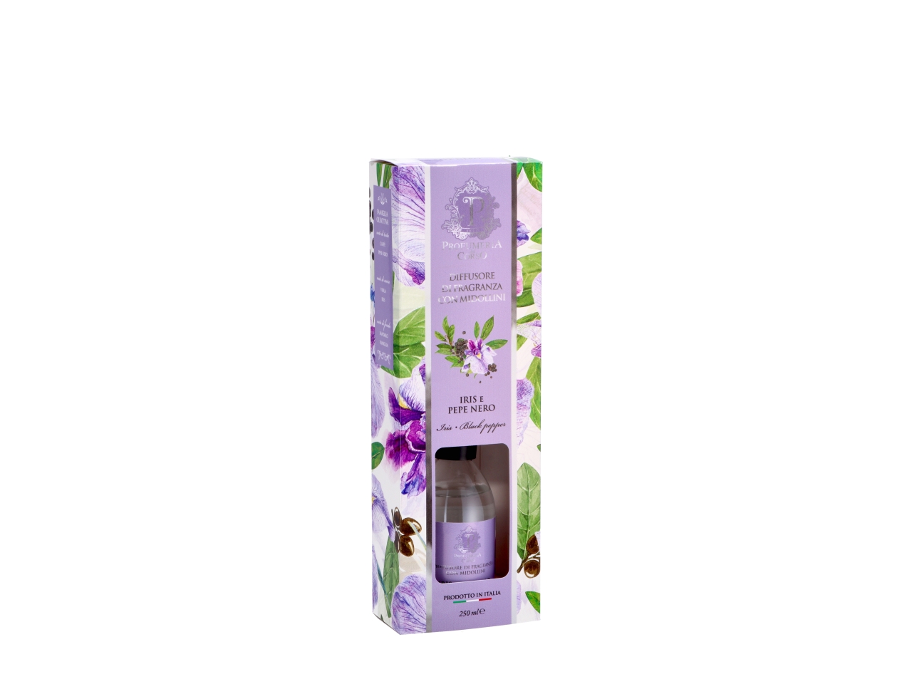 DIFFUSORE C/BACC.250ML IRIS/PEPE N.104567 DIFFUSORE C/BACC.250ML IRIS/PEPE N.104567
