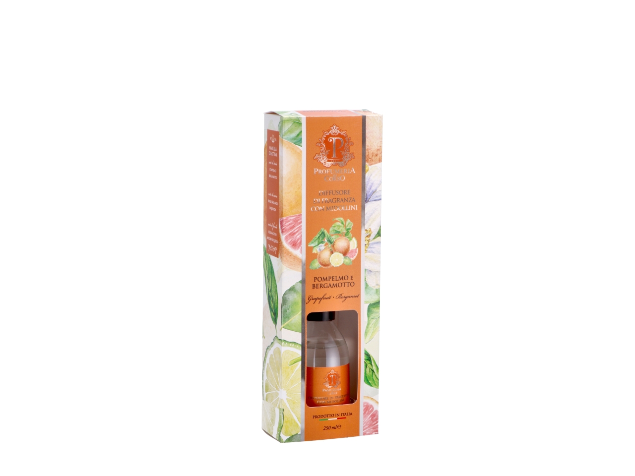 DIFFUSORE C/BACC.250ML POMPELMO/BERG.104570 DIFFUSORE C/BACC.250ML POMPELMO/BERG.104570