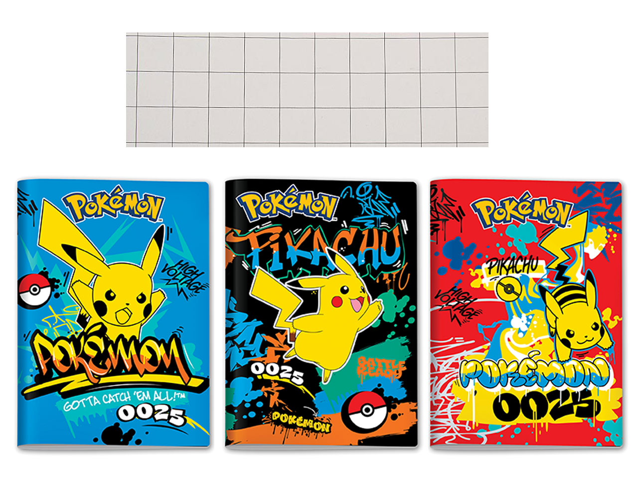 POKMON QUADERNO MAXI 80G.RIG.10M 50G502504-10M