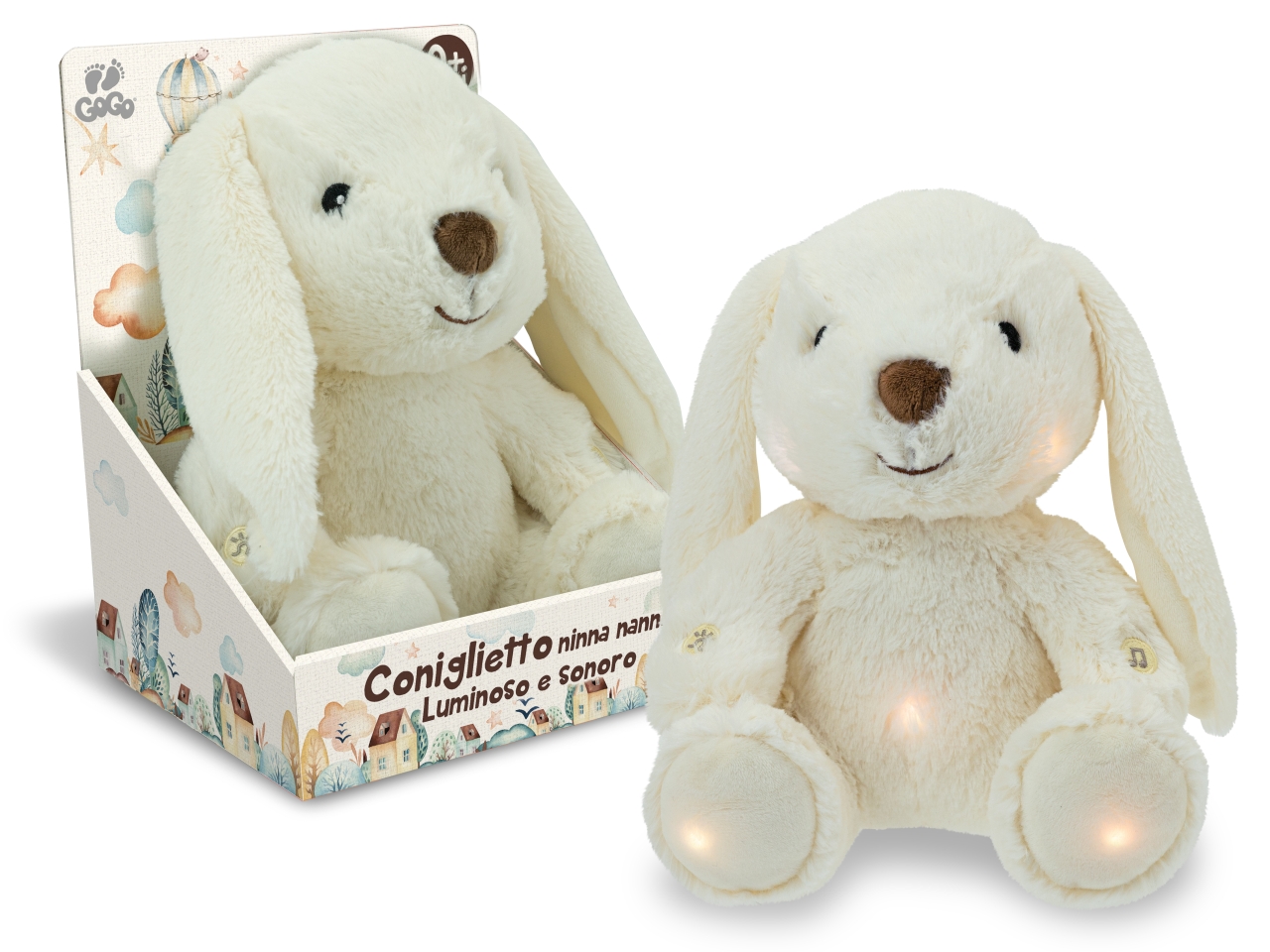 GOGO CONIGLIO NINNA NANNA 25CM 39521