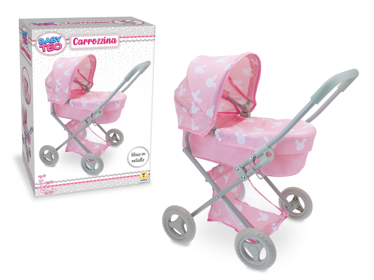 BABY TEO CARROZZINA 53X38X62CM 74322