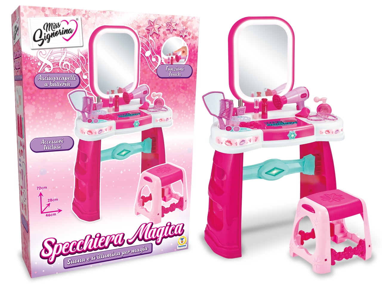 MISS SIGNORINA SPECCHIERA C/LED 80558 MISS SIGNORINA SPECCHIERA C/LED 80558