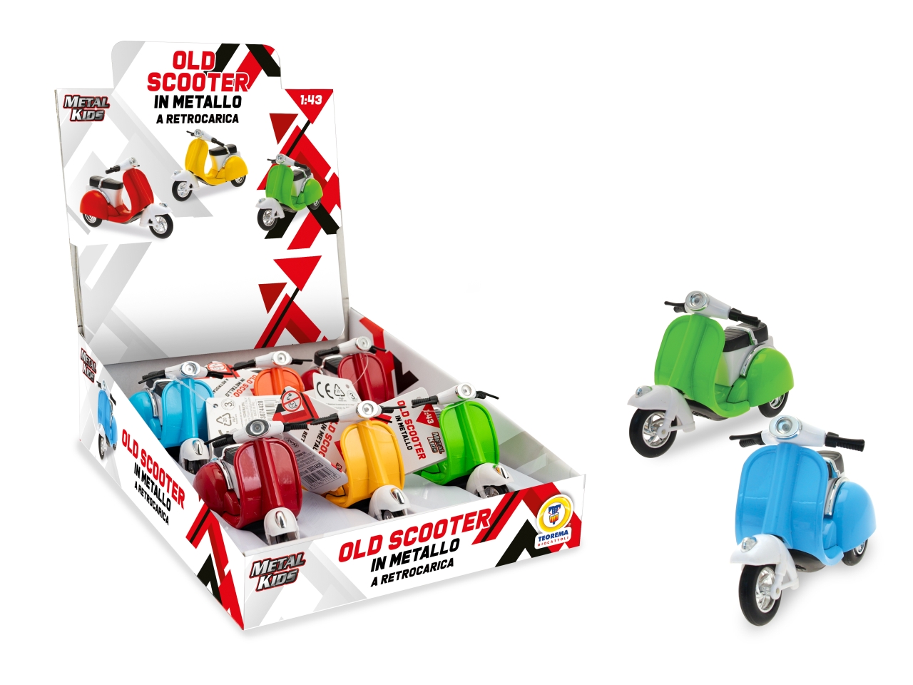 METAL KIDS VESPINA RETROC. 1:43 74320 METAL KIDS VESPINA RETROC. 1:43 74320