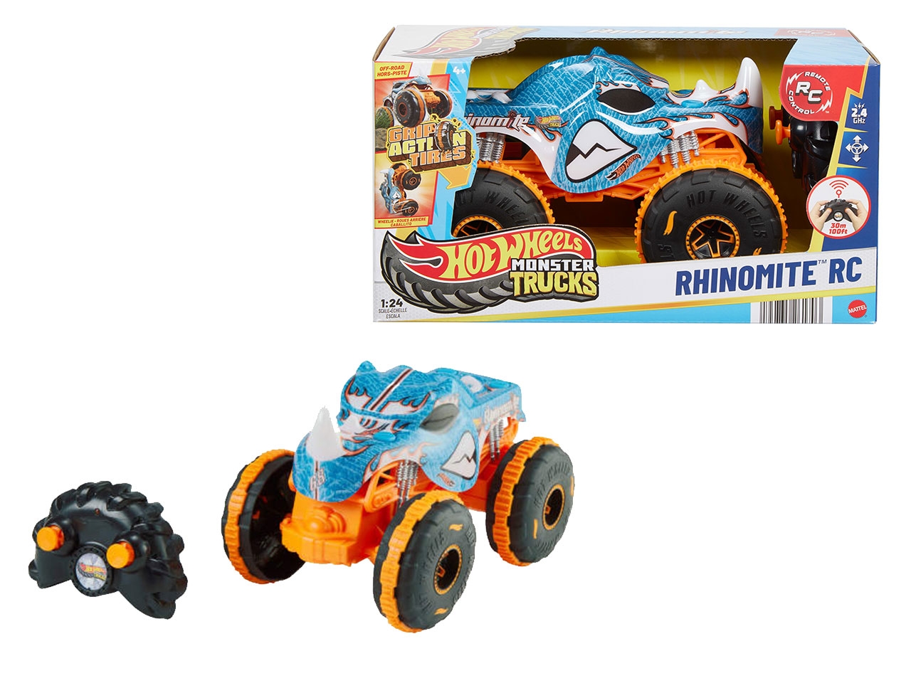 HOTWHEELS RC MONSTER RHINOMITE JBK11-0