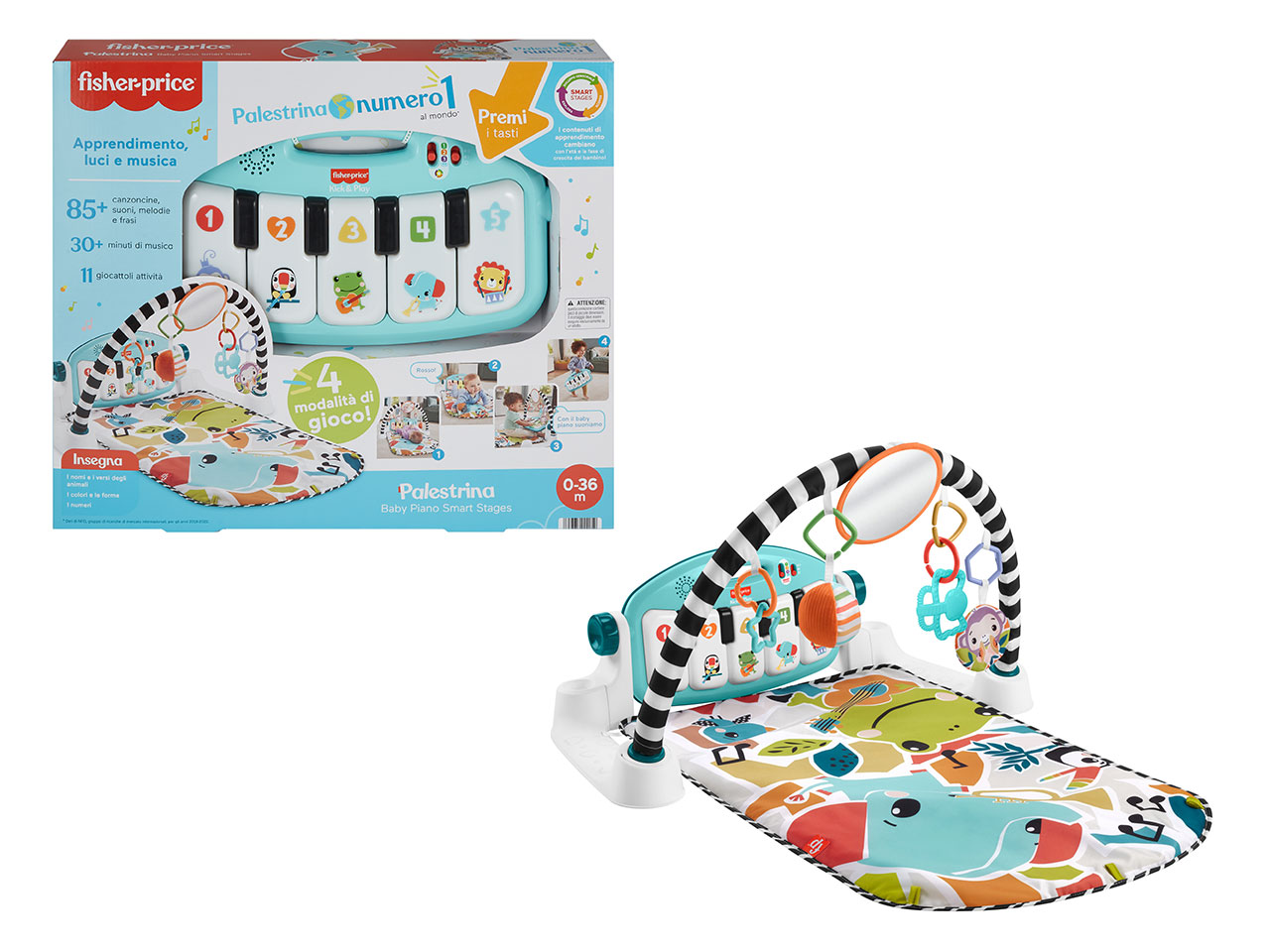FISHER PRICE PALESTRINA BABYPIANO HWY53-0
