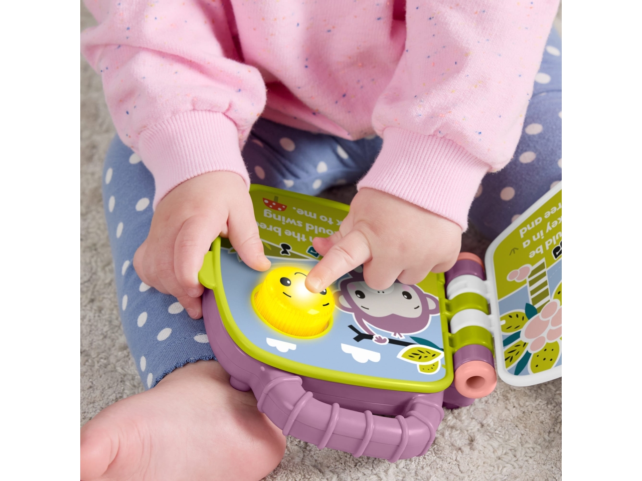 FISHER PRICE LIBRO MUSICALE SCIMMIETTA JFN6-0