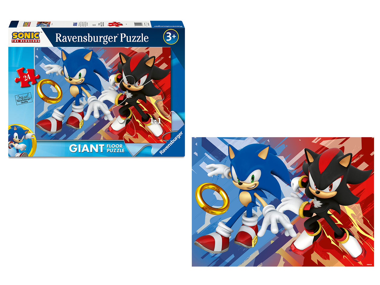PUZZLE 24 GIANT PAVIM. SONIC 12004215 0