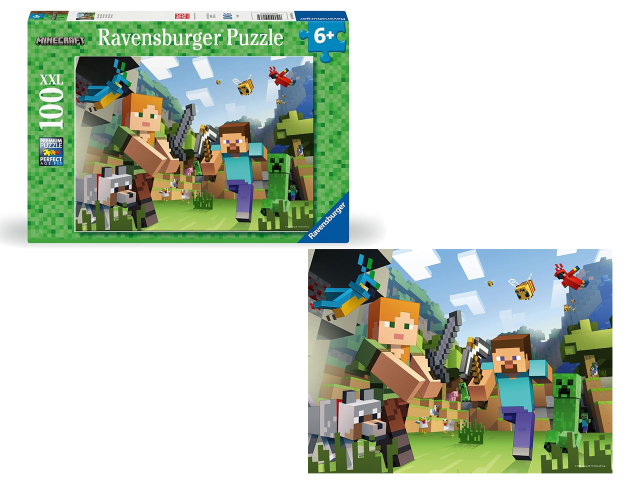 PUZZLE 100PZ XXL MINECRAFT 12004176 4
