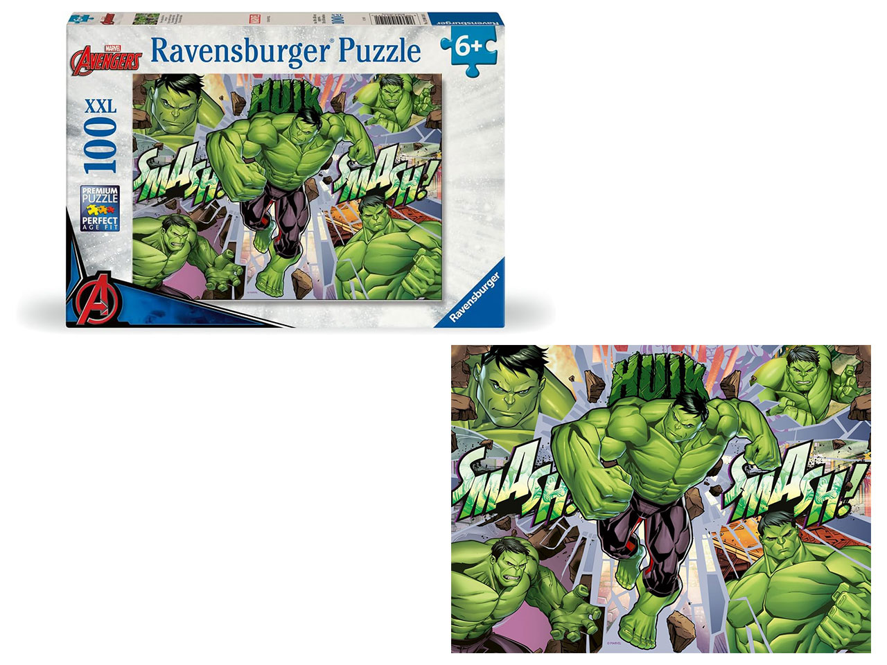 PUZZLE 100PZ XXL MARVEL HULK 12004119 1