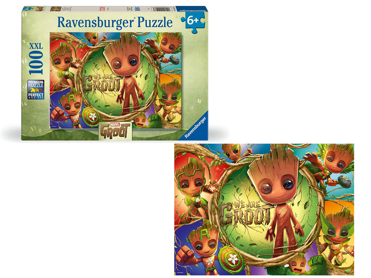 PUZZLE 100PZ XXL MARVEL ROOT 12004128 3
