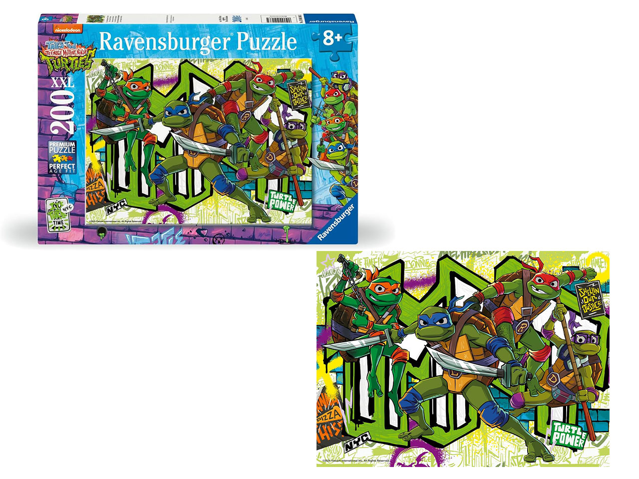 PUZZLE 200PZ XXL TURTLES MUT 12004166 5