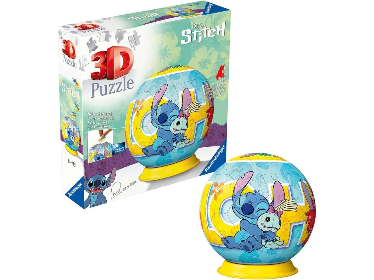 PUZZLEBALL 3D 72PZ DISNEYSTITCH 11596 9