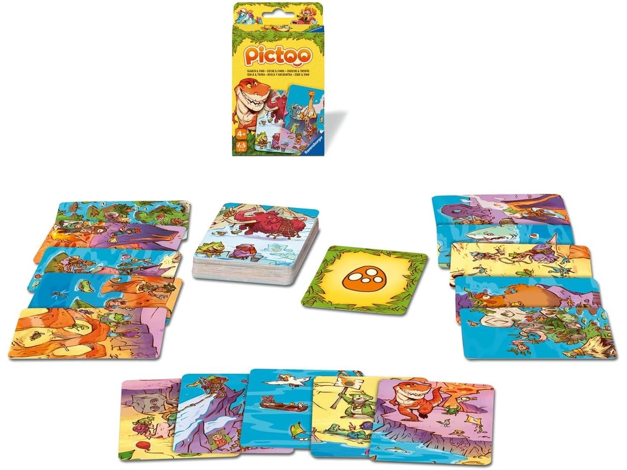 CARD GAMES PICTOO DINO 23479