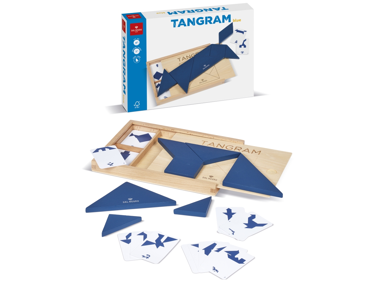 GIOCO TANGRAM BLU 054149