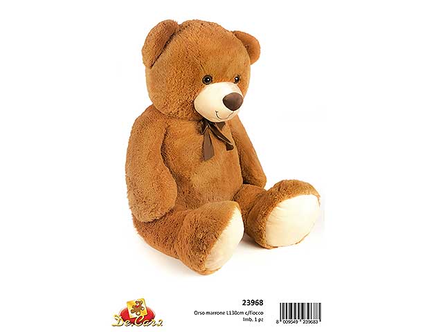 PELUCHE ORSO MAR.C/FIOCCO 130cm 23968