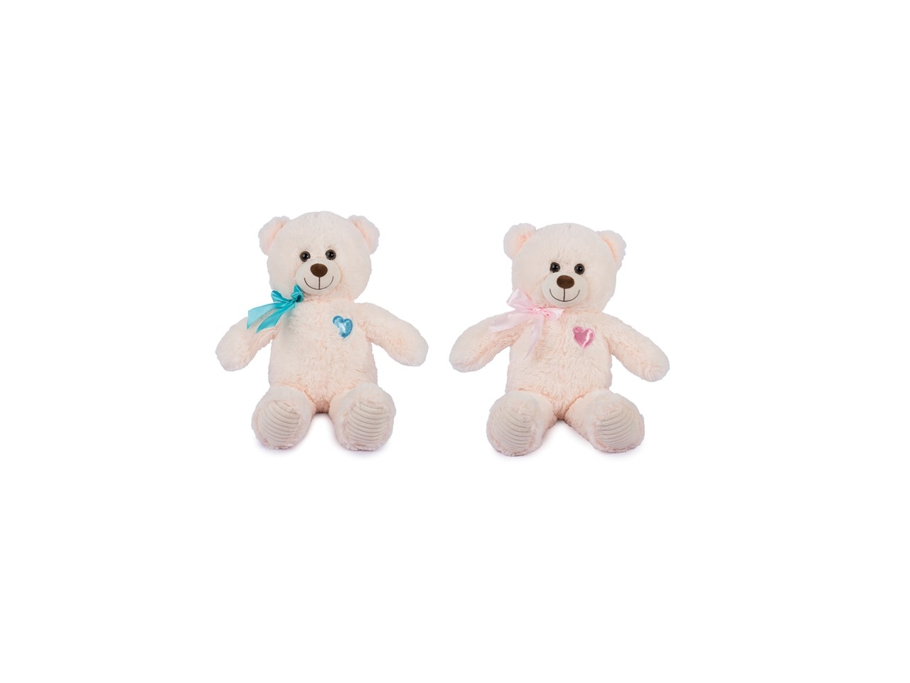 PELUCHE ORSO PANNA 60CM C/RICAMI 26875