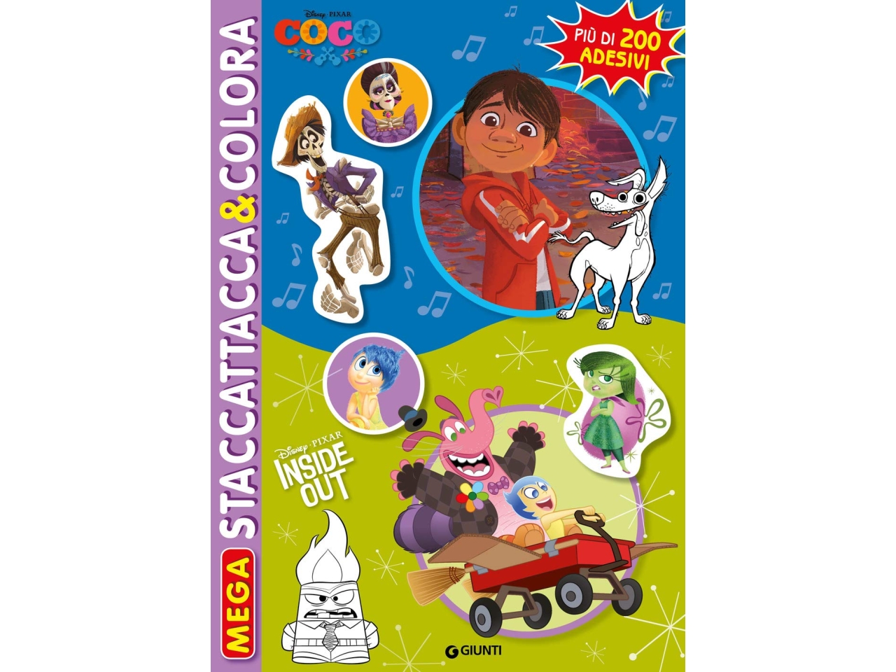LIBRO MEGA STACCATTACCA E COLORA W04599