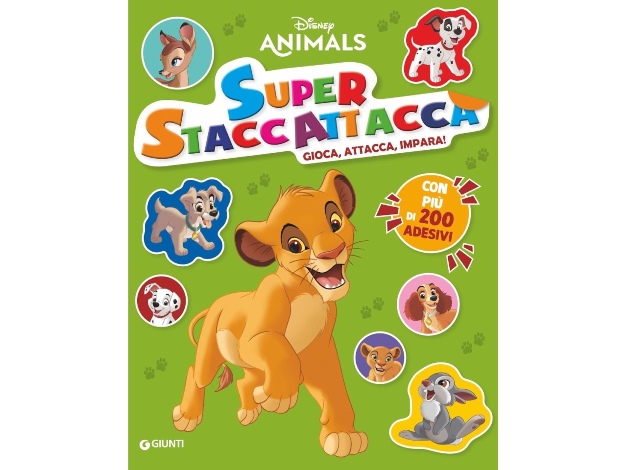 LIBRO AMICI CUCCIOLI STACCATTACCA W0946A