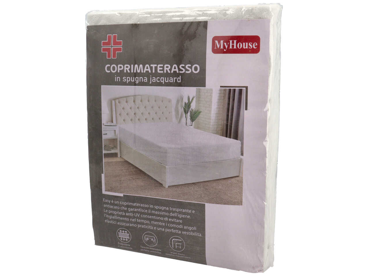 COPRIMATERASSO MATRIMONIALE JACQUARD