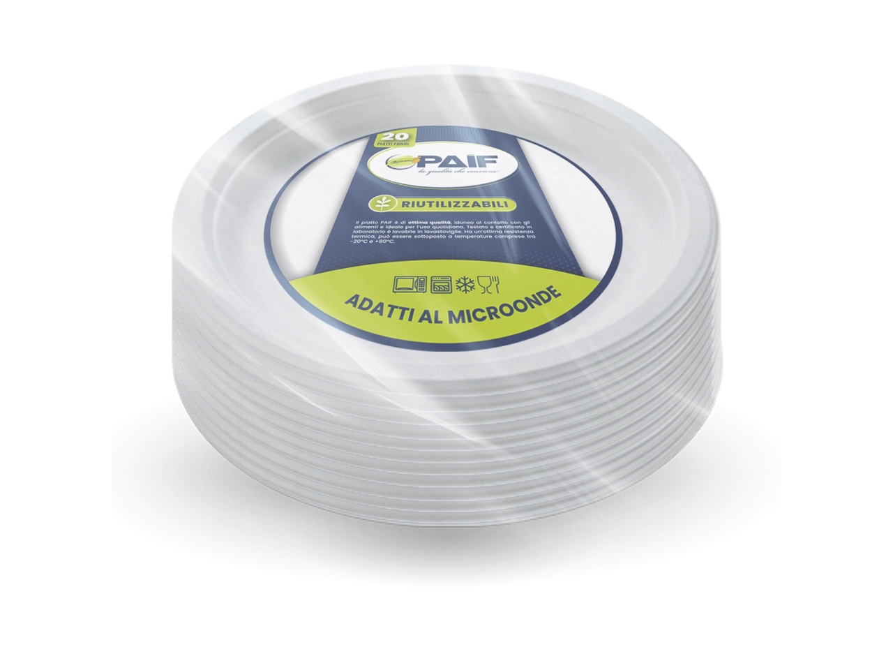 PAIF PIATTI 20PZ FONDI$