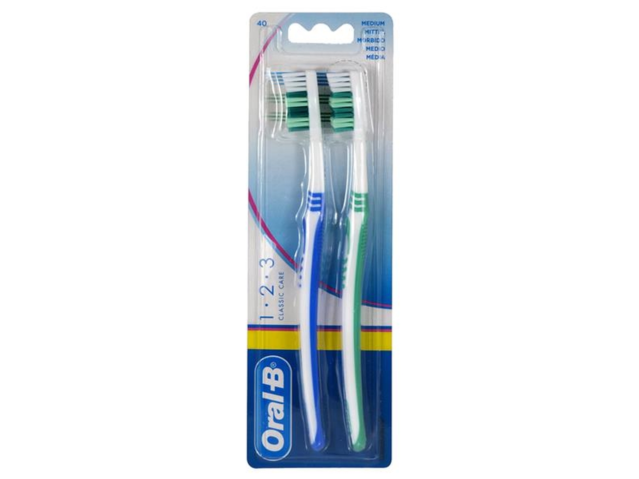 ORAL-B SPAZZOLINO CLAS.CARE X2 MEDIUM RT01120$