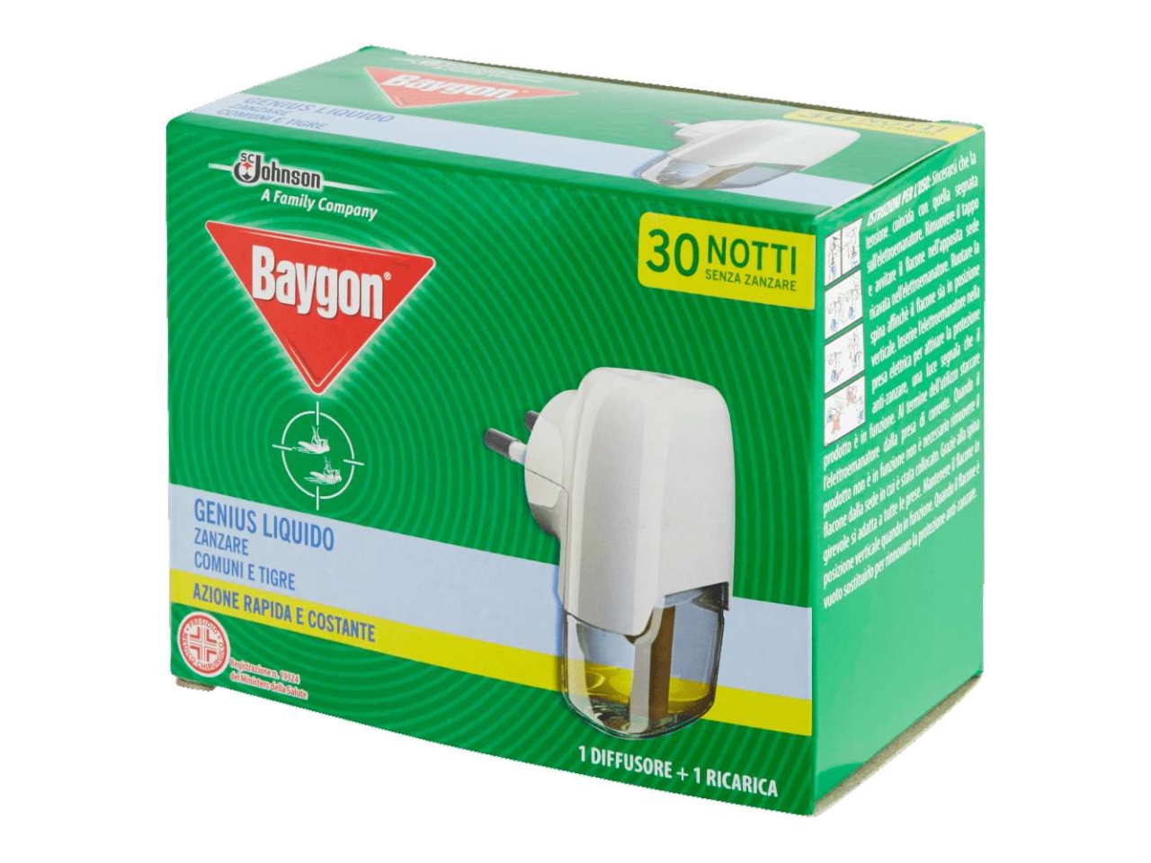 BAYGON GENIUS ELETTRICO COMPL. 30NOTTI RT01536$
