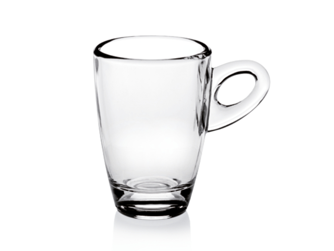 MUG DOMINO 250CC IN VETRO TRASP. T08950