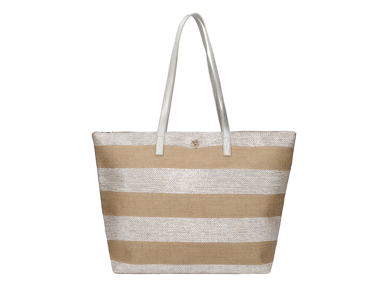 BORSA JUTA C/RIGHE LUREX BIANCO BP0302 BORSA JUTA C/RIGHE LUREX BIANCO BP0302