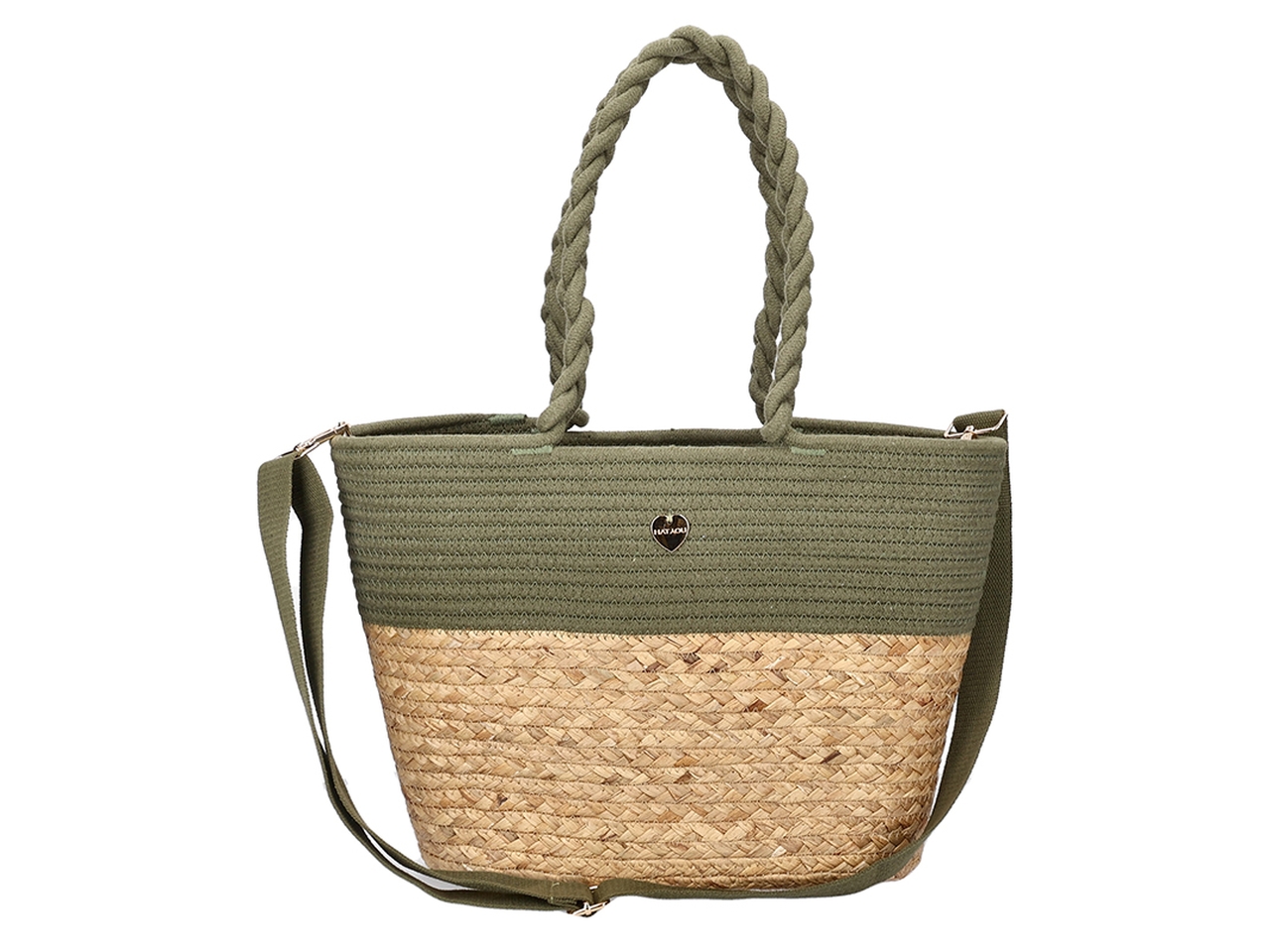 BORSA CANESTRO C/POCHET.NAT/VERD BP0303 BORSA CANESTRO C/POCHET.NAT/VERD BP0303