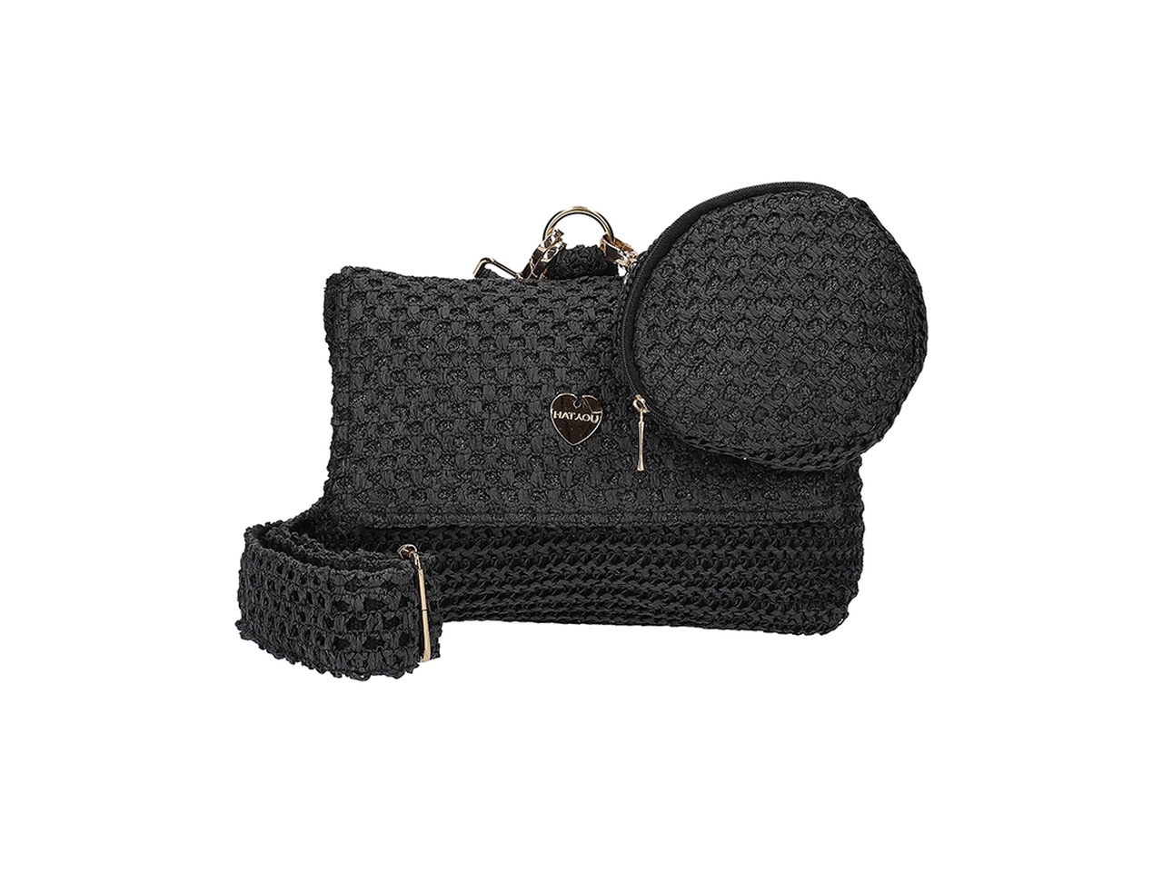BORSA C/POCHETTE+TRACOL.NERA BP0342