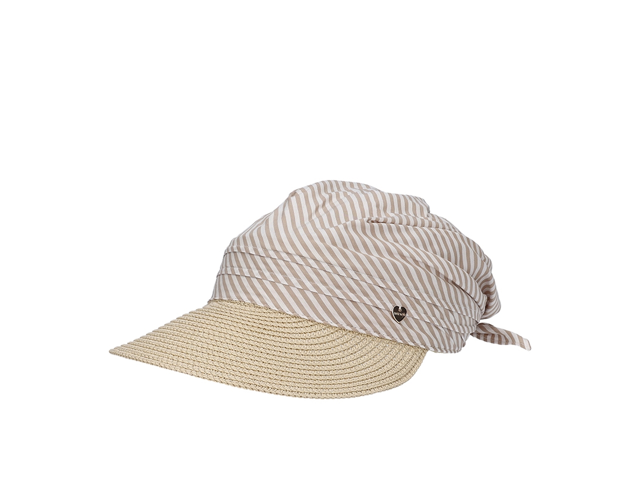 CAPPELLO VISIERA C/BAND. BEIGE CEP0735