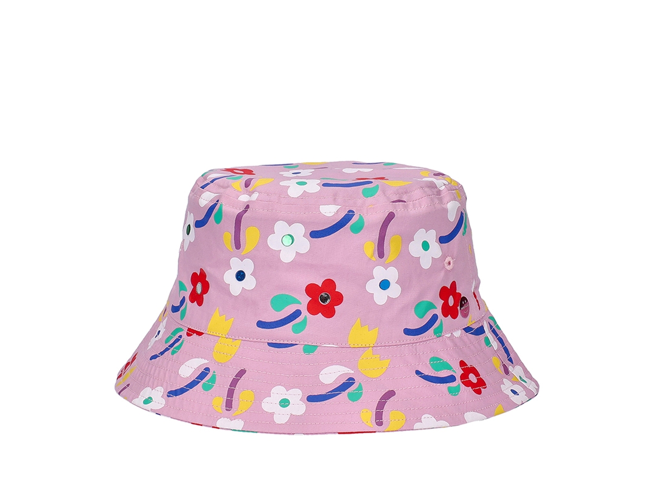 CAPPELLO PESCATORE C/FIORI TG.U.ROSA CTM2378