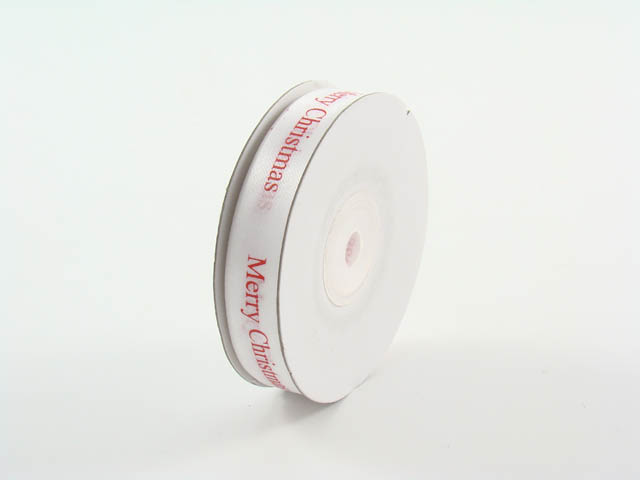 NASTRO MERRY CHRISTMAS 1,5CMX45MT BIANCO 2502M 01
