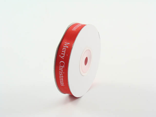 NASTRO MERRY CHRISTMAS 1,5CMX45MT ROSSO 2502M 08