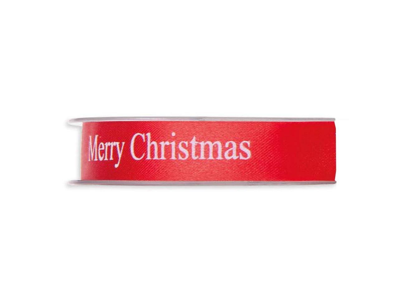 NASTRO MERRY CHRISTMAS 2,5CMX45MT ROSSO 2502G 08
