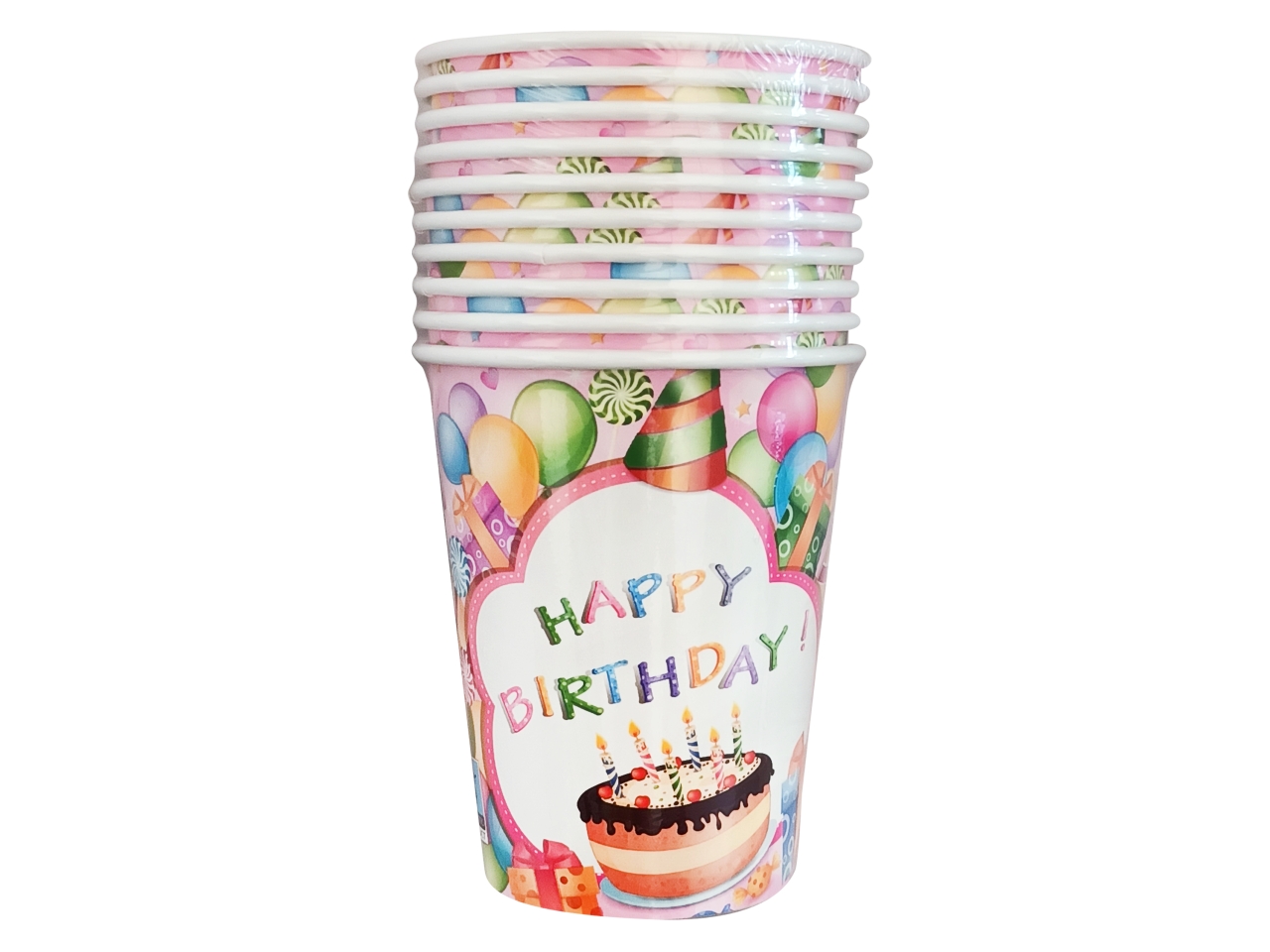 BICCHIERI 10PZ B.COMPLEANNO BIMBA BIC7024A