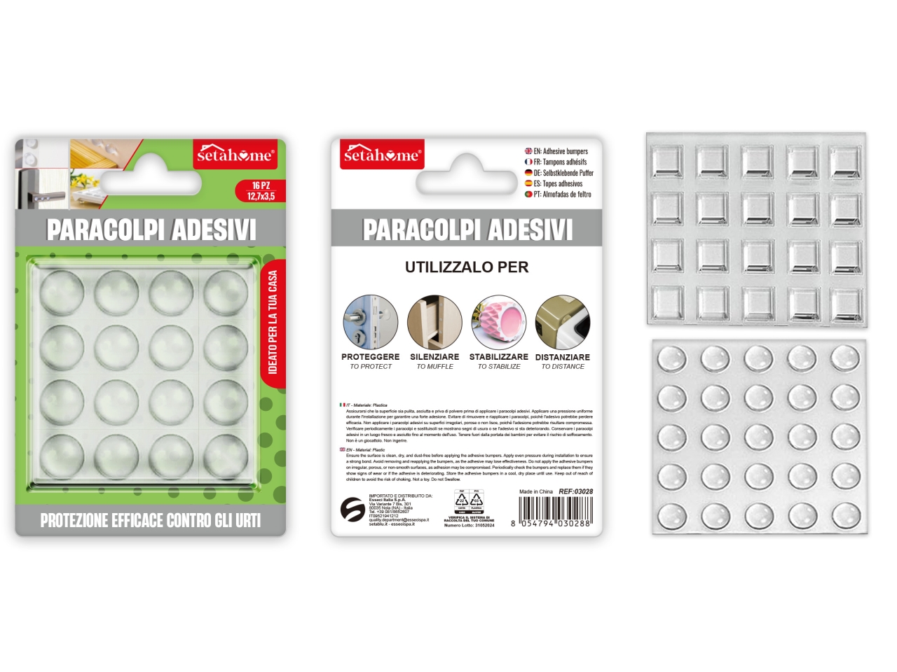 PARACOLPI AD.TONDI 16PZ 12,7X3,5 03028