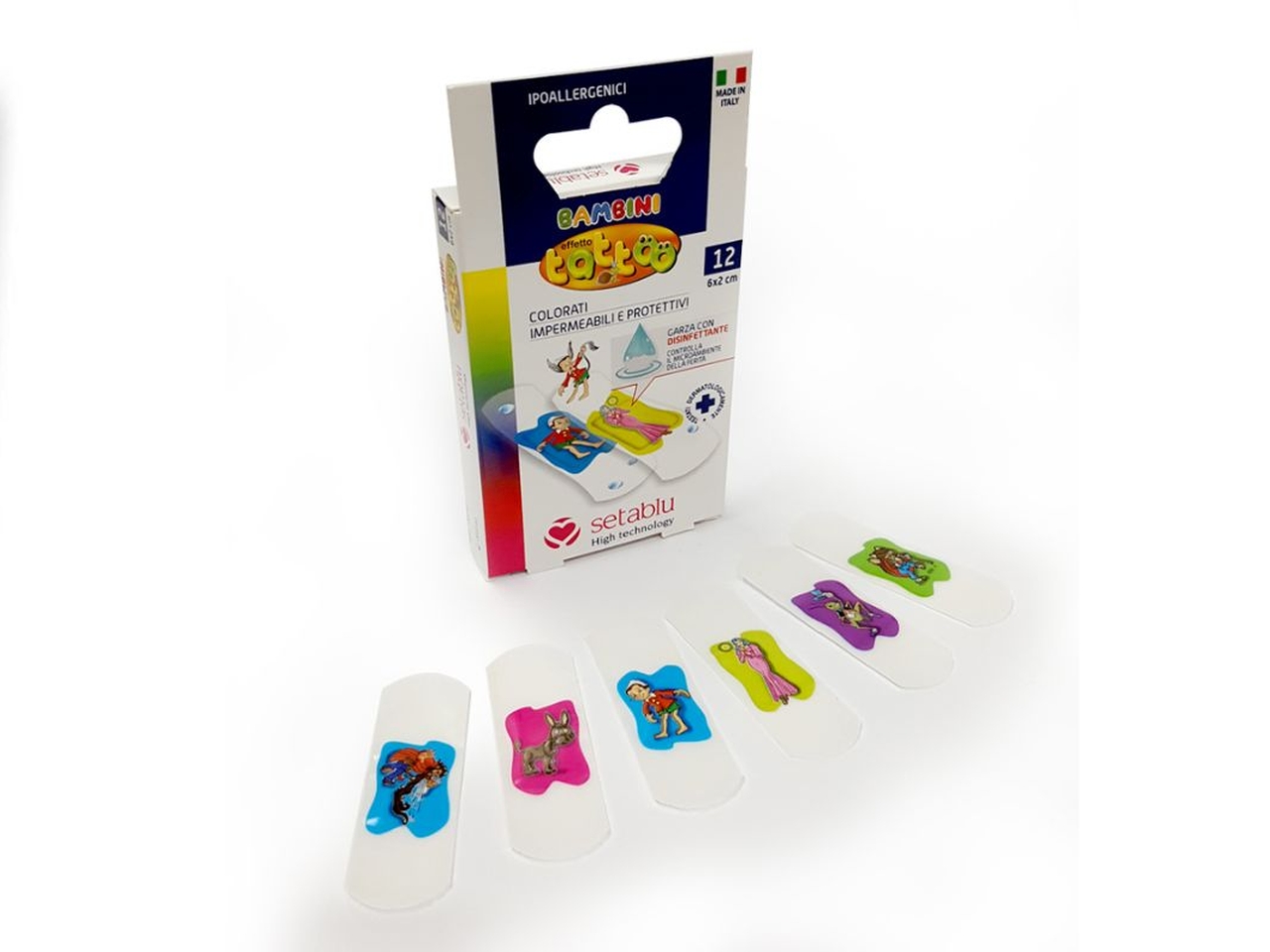 CEROTTI BAMBINI TATTOO 12PZ MEDI 93814 CEROTTI BAMBINI TATTOO 12PZ MEDI 93814