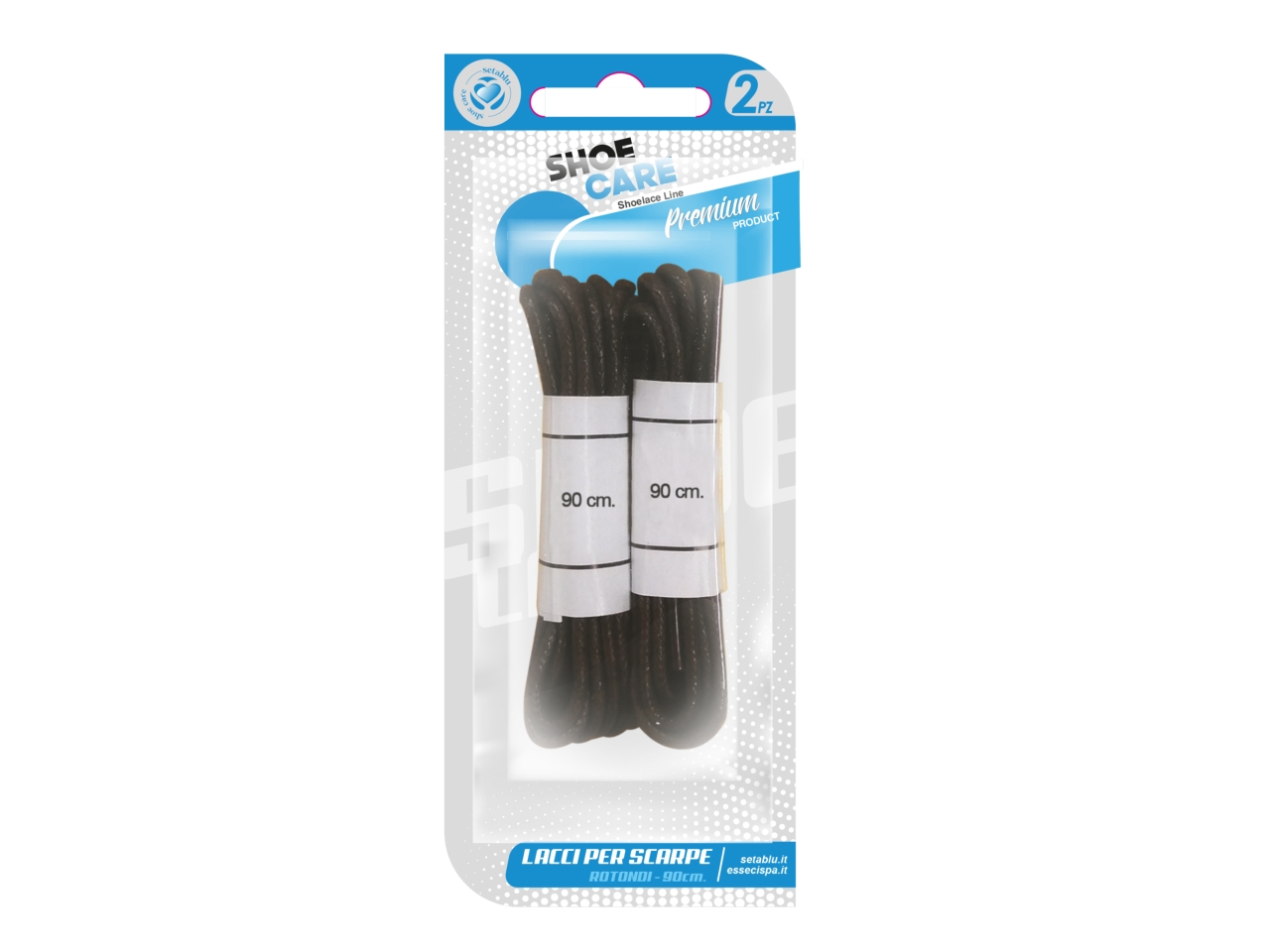 LACCI SCARPE TONDI 90CM NERO 02809 LACCI SCARPE TONDI 90CM NERO 02809