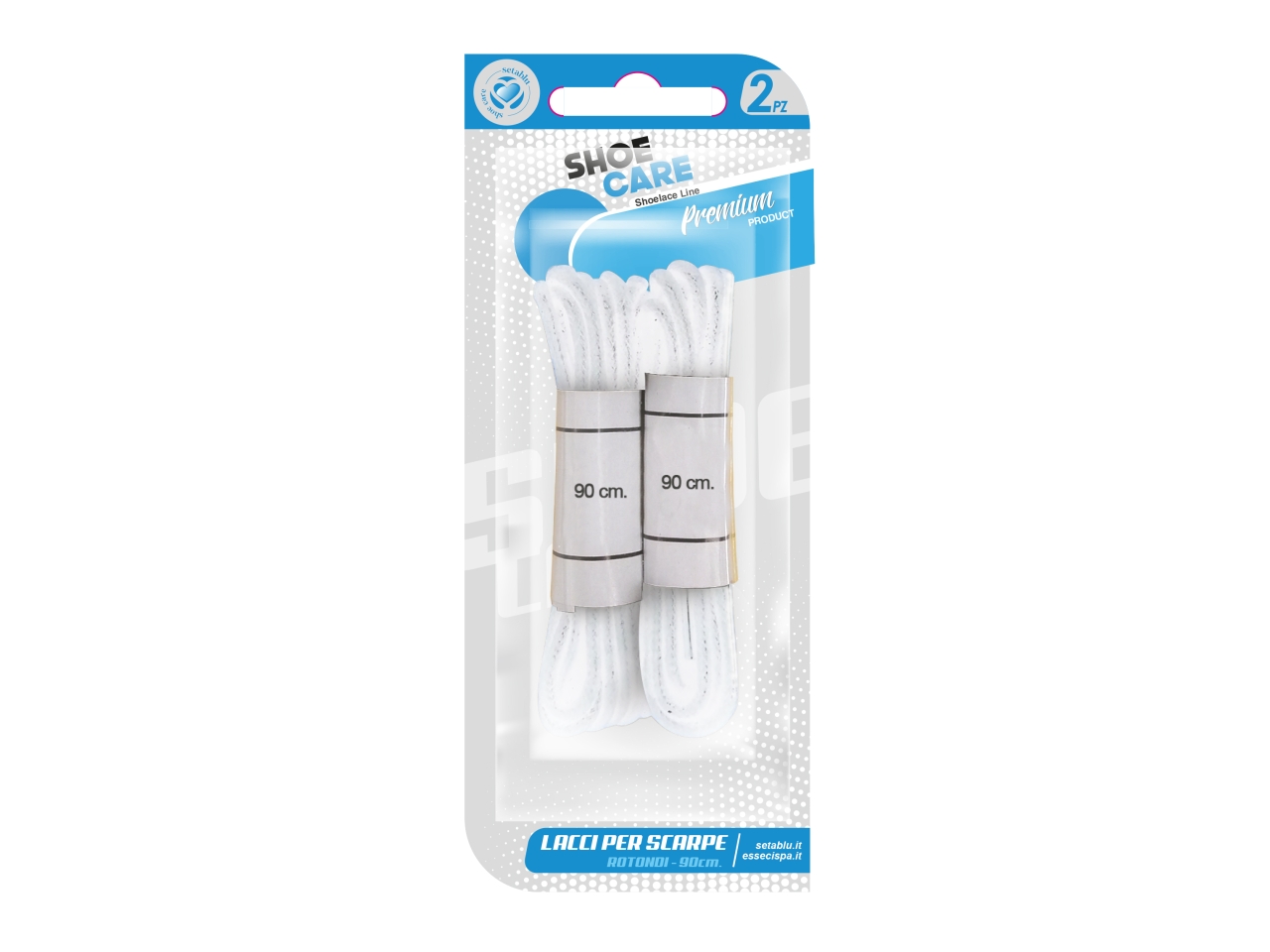 LACCI SCARPE TONDI 90CM BIANCO 02813