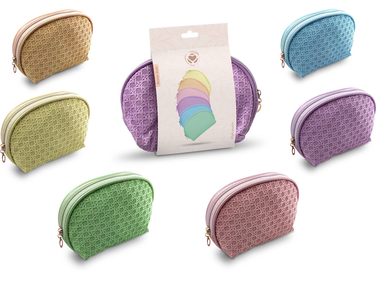 BORSELLO TRAMA INTRECC. 21X13X8CM 03353