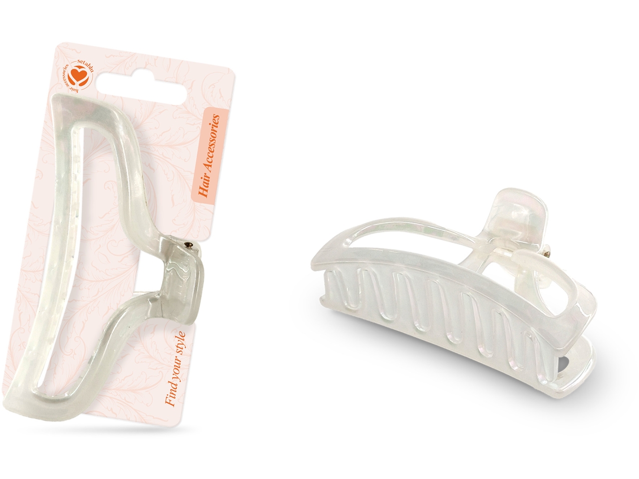 PINZA CAPELLI CODA SIRENA 9,5X5CM 03336 PINZA CAPELLI CODA SIRENA 9,5X5CM 03336