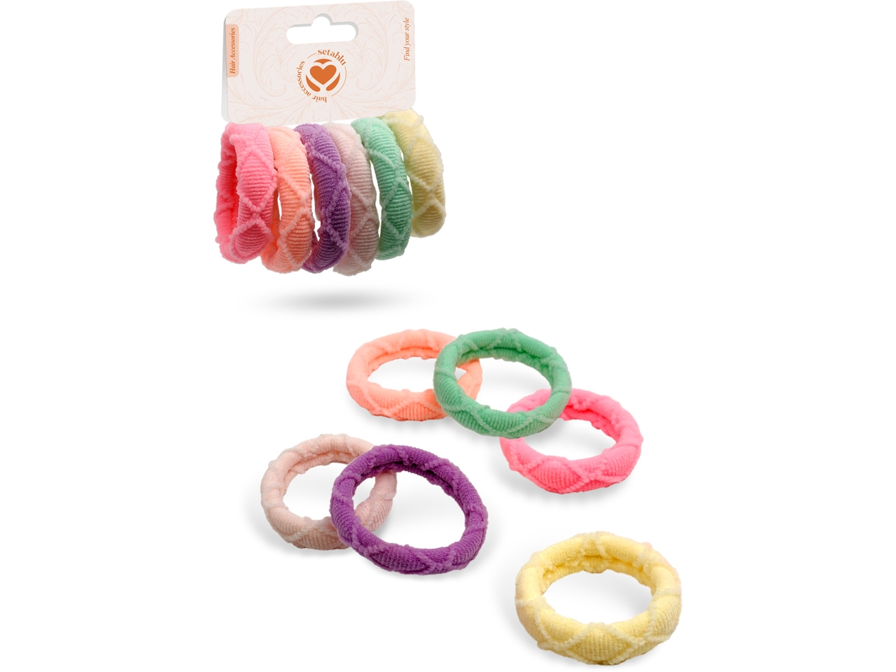 ELASTICO PER CAPELLI 6PZ 03406 ELASTICO PER CAPELLI 6PZ 03406