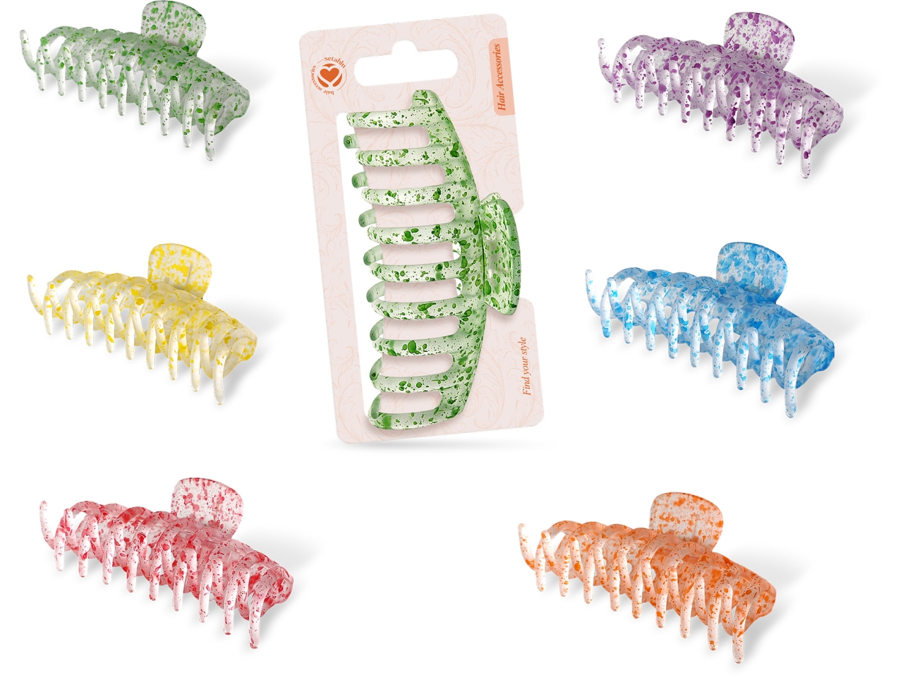 PINZA CAPELLI ARTIGLIO 9,5 CM 03408 PINZA CAPELLI ARTIGLIO 9,5 CM 03408