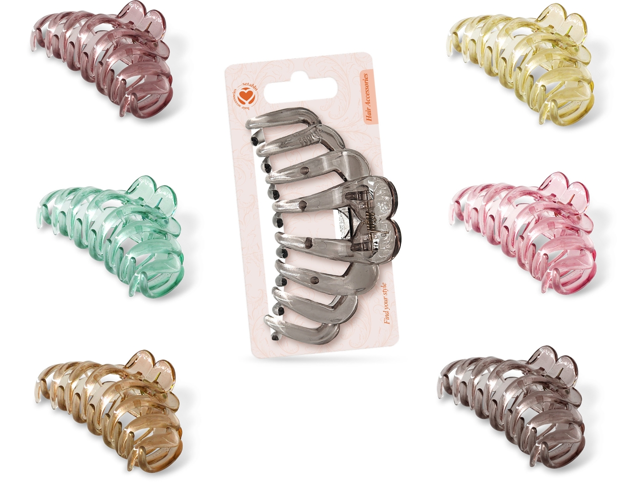 PINZA TRASPARENTE 9CM VARI COLORI 03413 PINZA TRASPARENTE 9CM VARI COLORI 03413