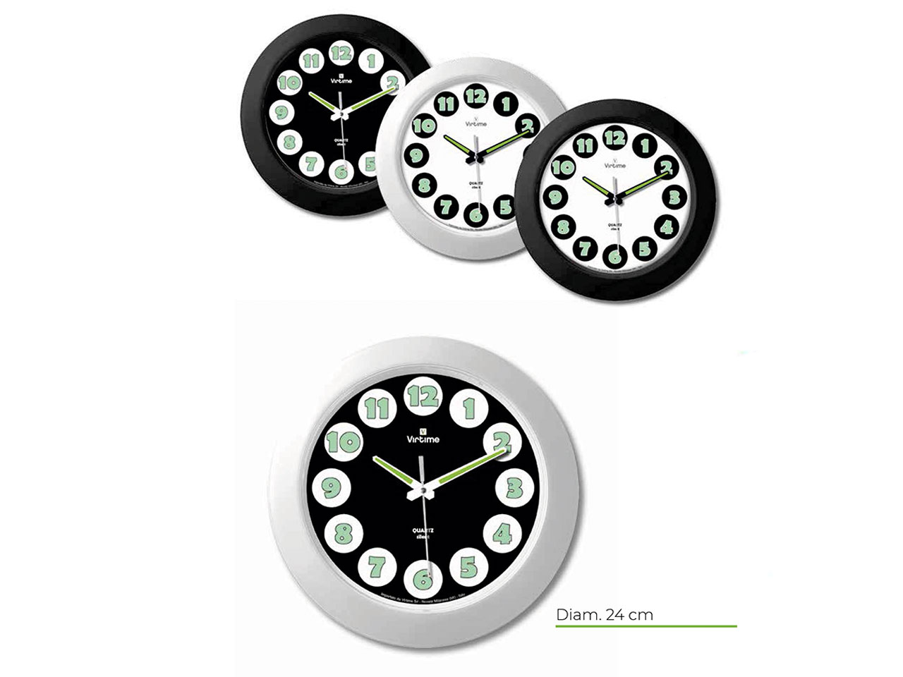 OROLOGIO DA PARETE 23,7CM ASS 1897/00