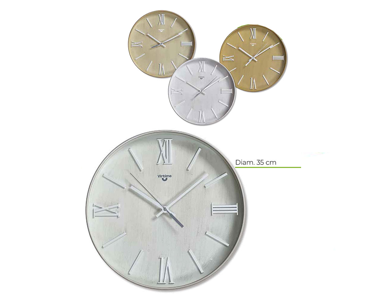 OROLOGIO DA PARETE 35CM ASS 1881/10 OROLOGIO DA PARETE 35CM ASS 1881/10