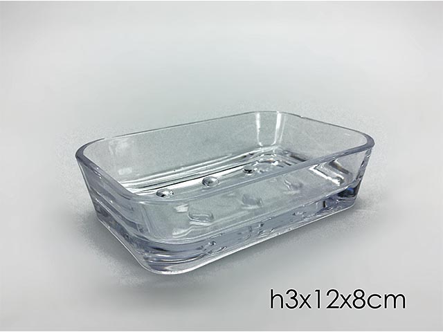 PORTASAPONE PLASTICA TRASPARENTE 710839