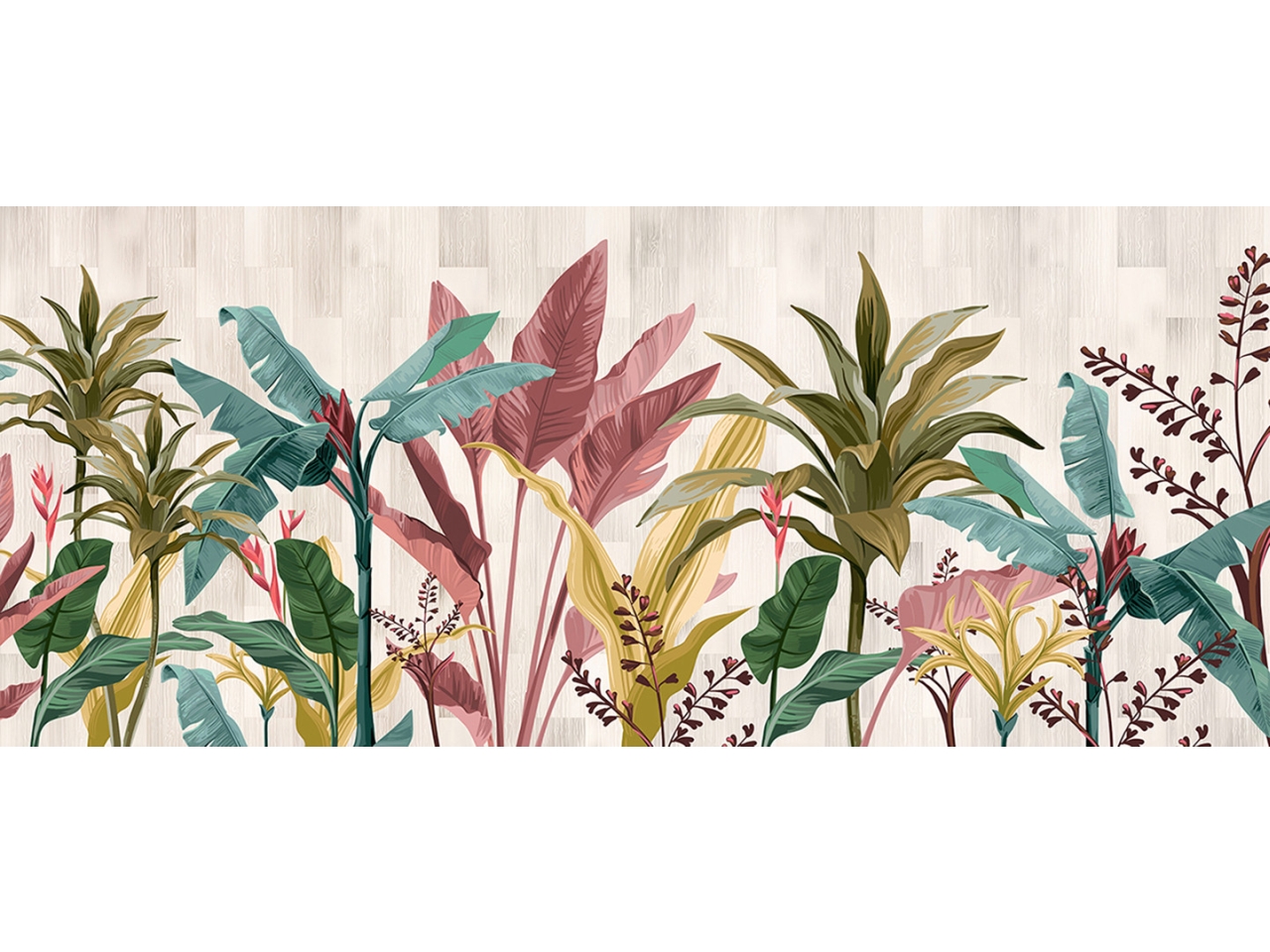 QUADRO WORLD 52X122 BANANA LEAVES 89942